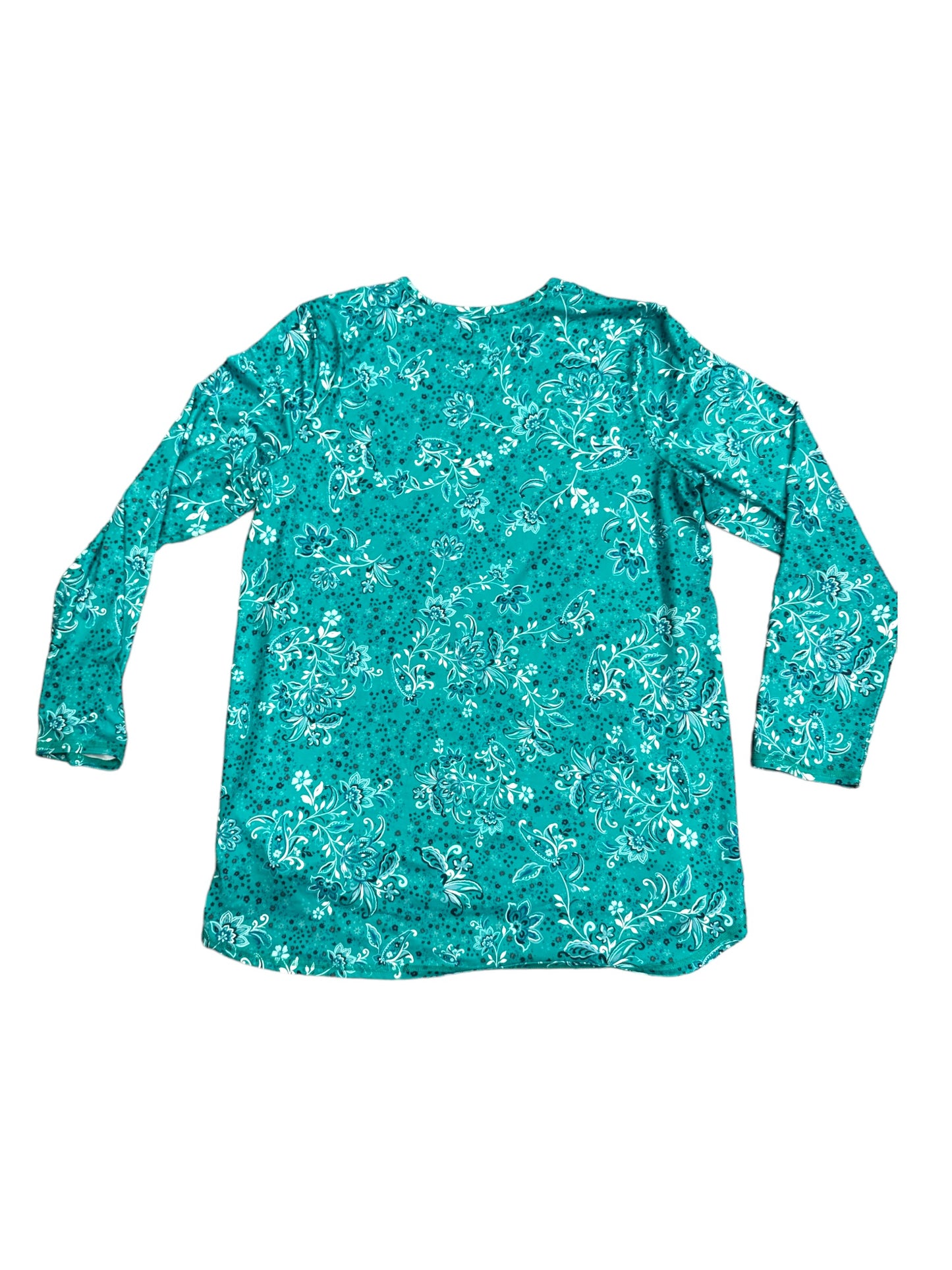 Top Long Sleeve By J. Jill In Green, Size: L