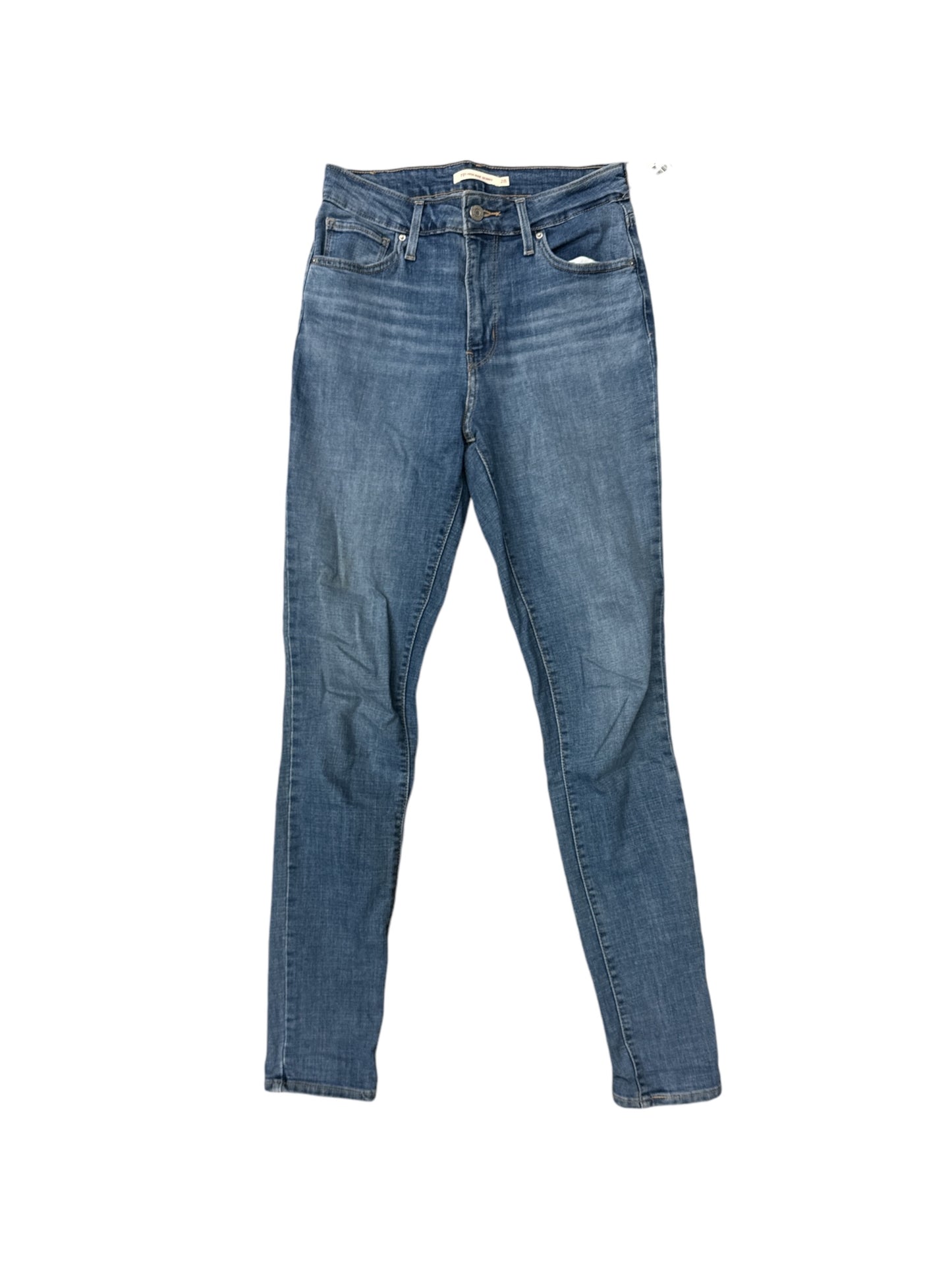 Jeans Skinny By Levis In Blue Denim, Size: 6