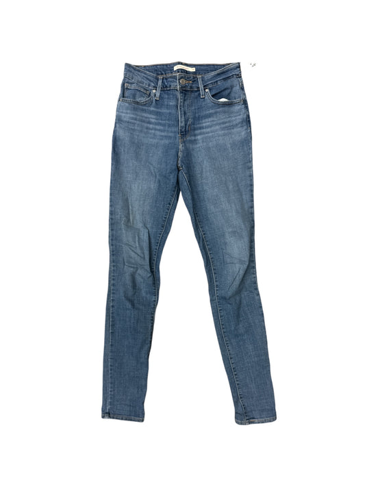 Jeans Skinny By Levis In Blue Denim, Size: 6