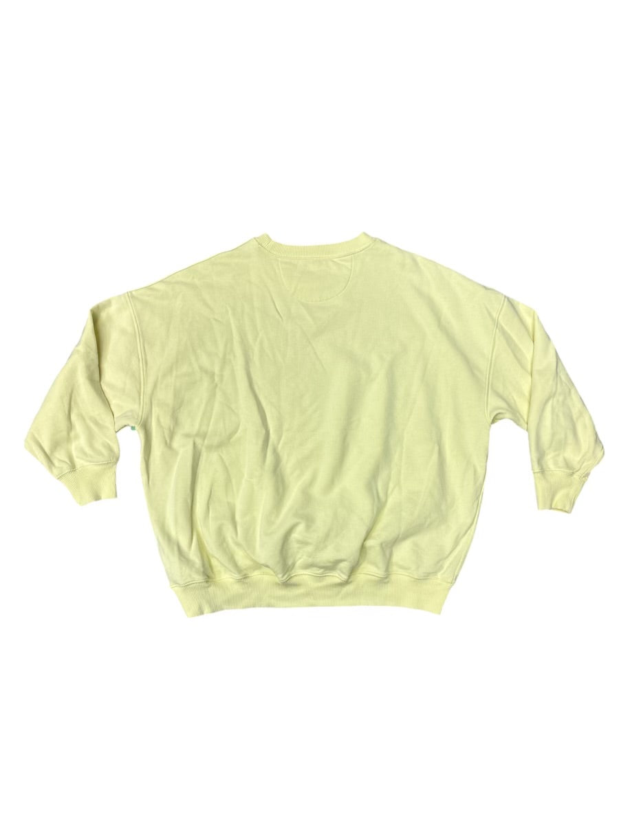 Sweatshirt Crewneck By American Eagle In Yellow, Size: 1x