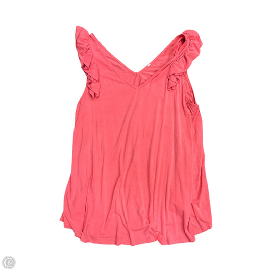Tank Top By Clothes Mentor In Pink, Size: 2x