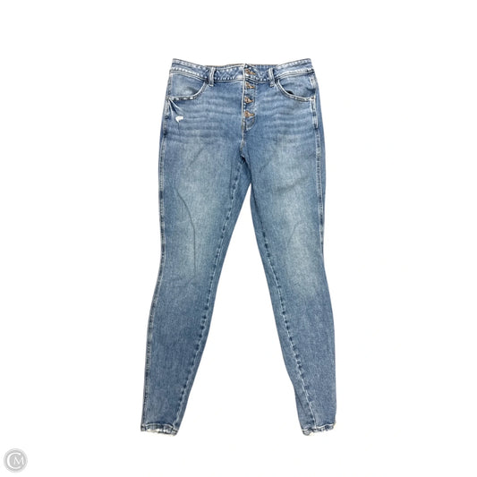 Jeans Skinny By Maurices In Blue Denim, Size: 6l