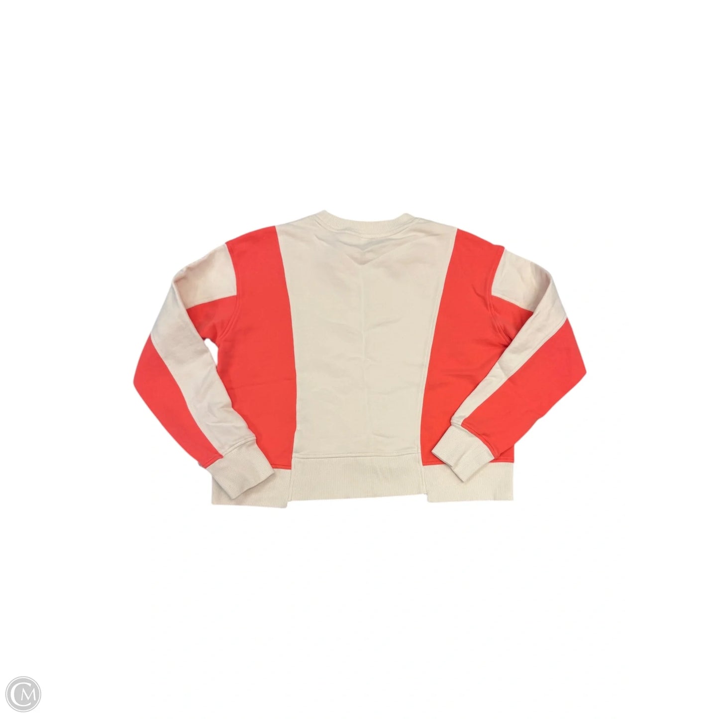 Sweatshirt Crewneck By Evereve In Orange & Pink, Size: Xs