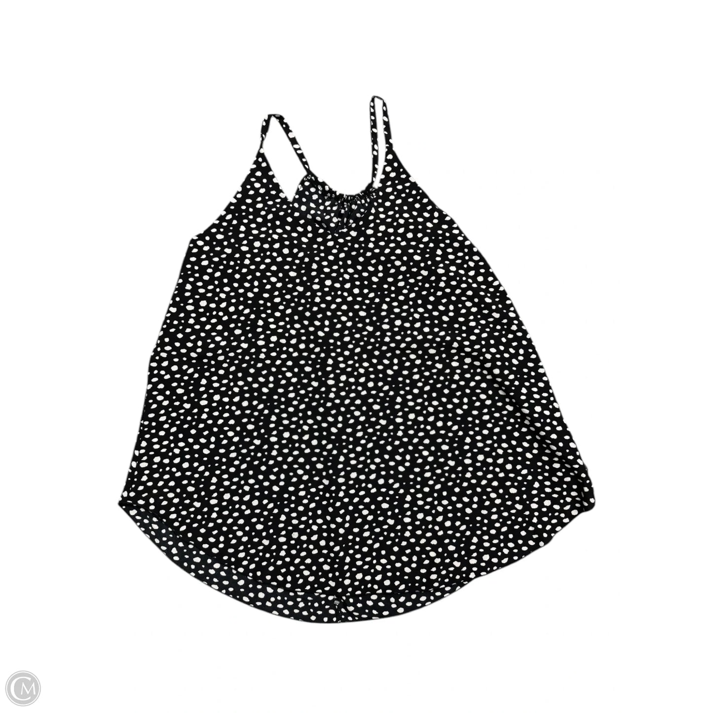 Top Sleeveless By Chicsoul In Black & White, Size: 1x