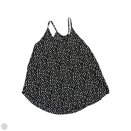 Top Sleeveless By Chicsoul In Black & White, Size: 1x