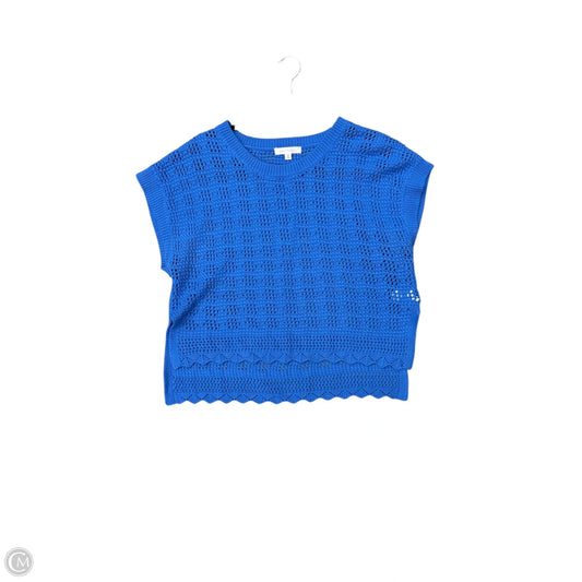 Top Short Sleeve By Clothes Mentor In Blue, Size: L