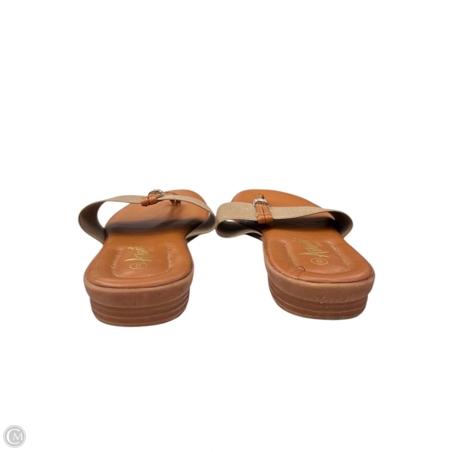 Sandals Flip Flops By Clothes Mentor In Brown, Size: 9