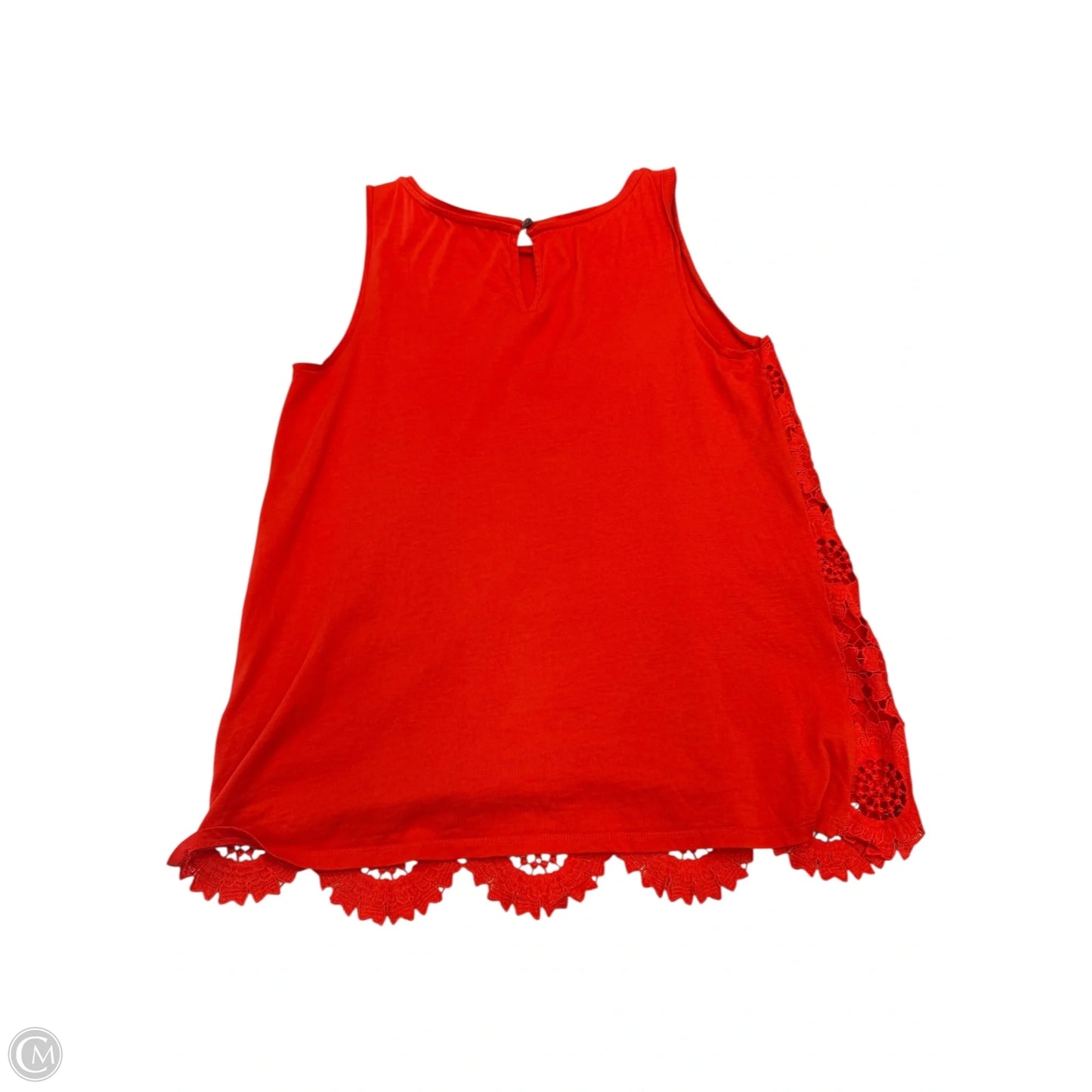 Top Sleeveless By Loft In Red, Size: Xs
