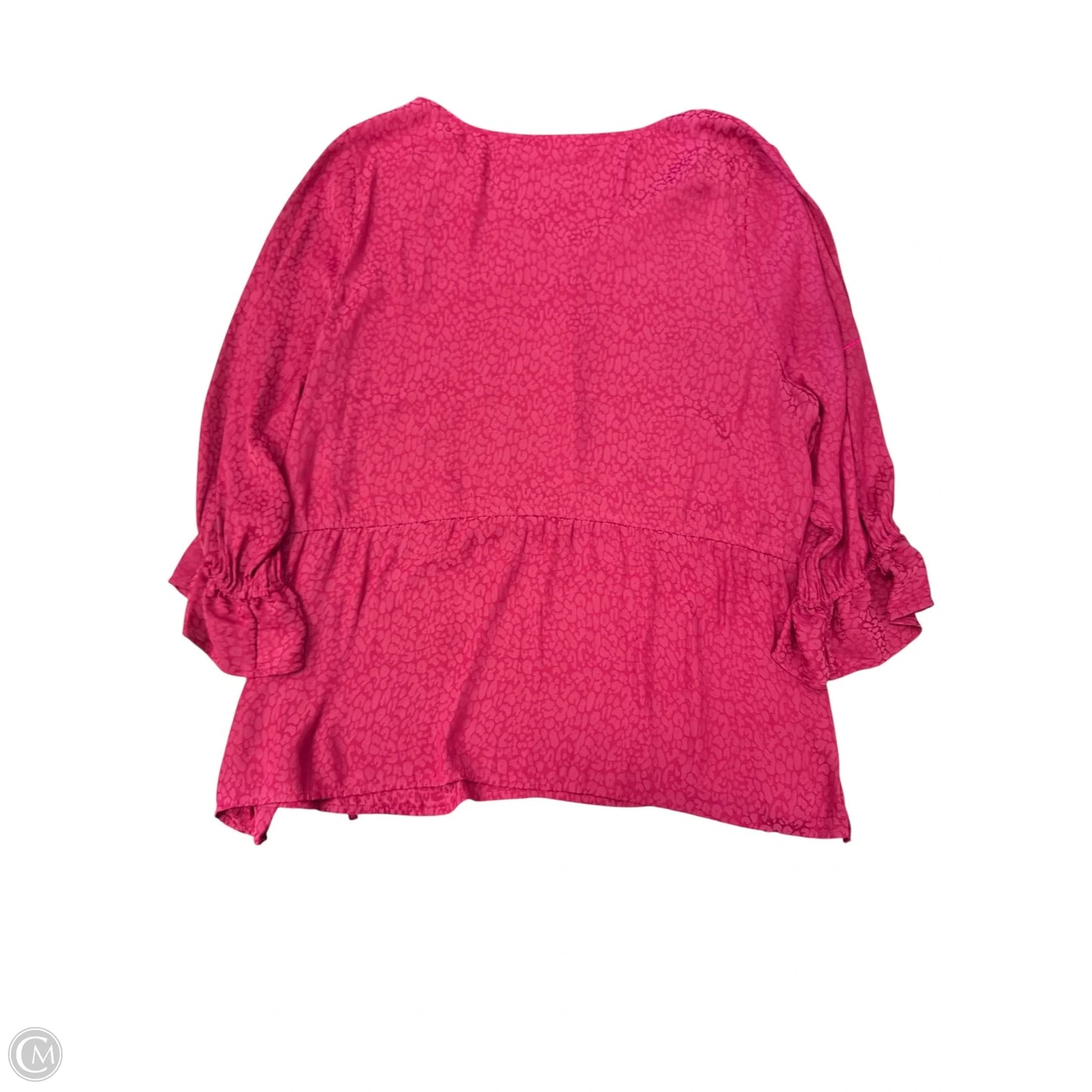 Top Long Sleeve By Evri In Pink, Size: 1x