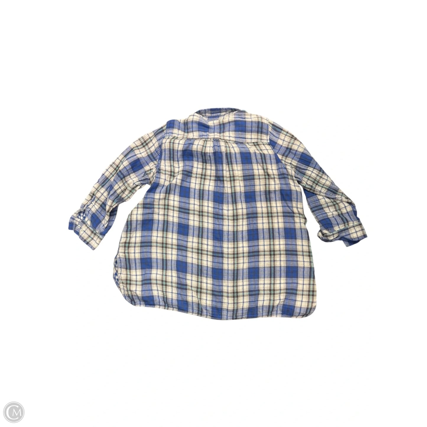 Top Long Sleeve By Lane Bryant In Blue, Size: 3x