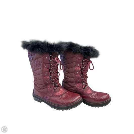 Boots Snow By Sorel In Red, Size: 8