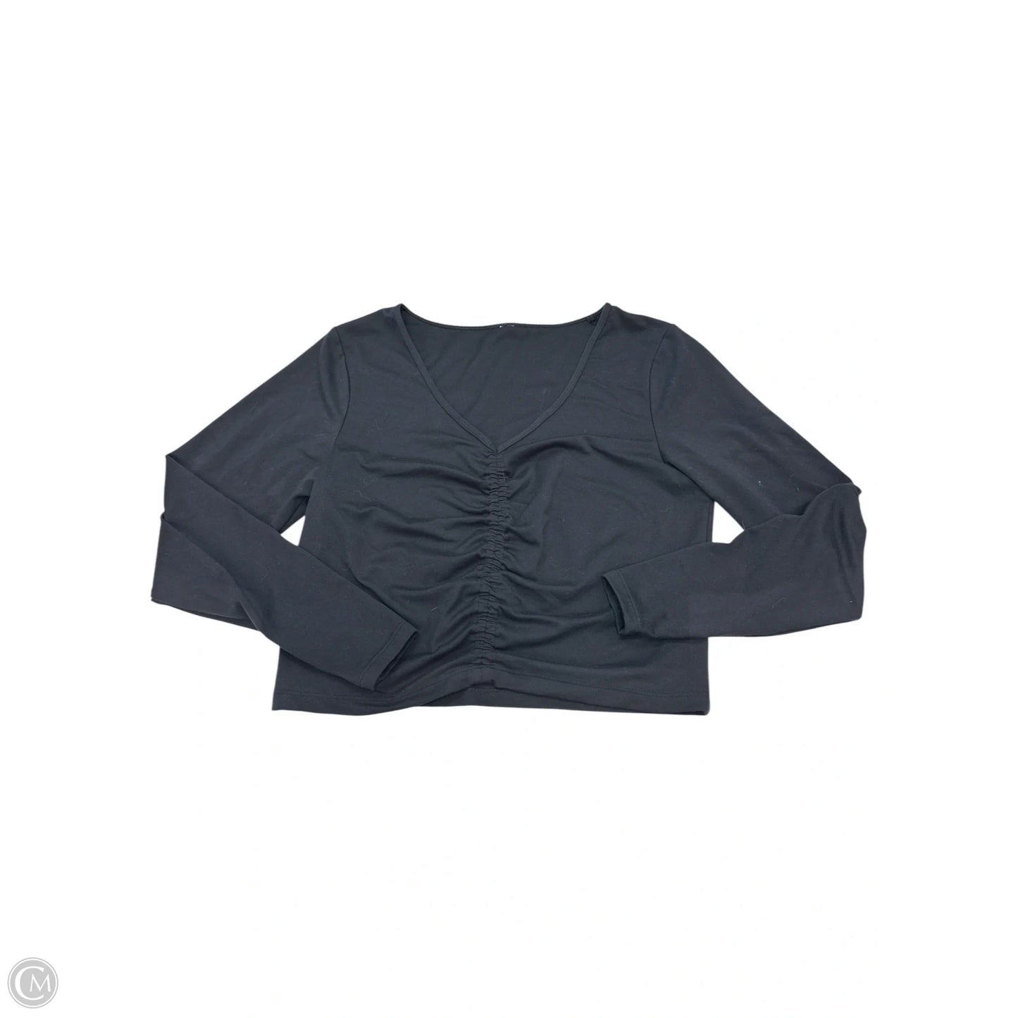 Top Long Sleeve Basic By Clothes Mentor In Black, Size: Xl