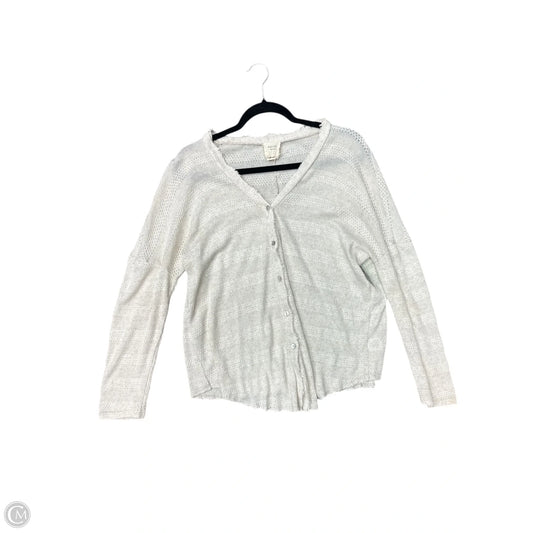 Top Long Sleeve By Harper In Cream, Size: M