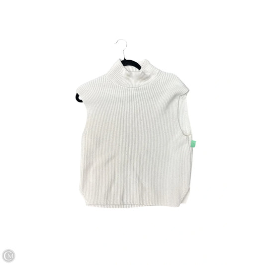 Vest Sweater By Abercrombie And Fitch In White, Size: M