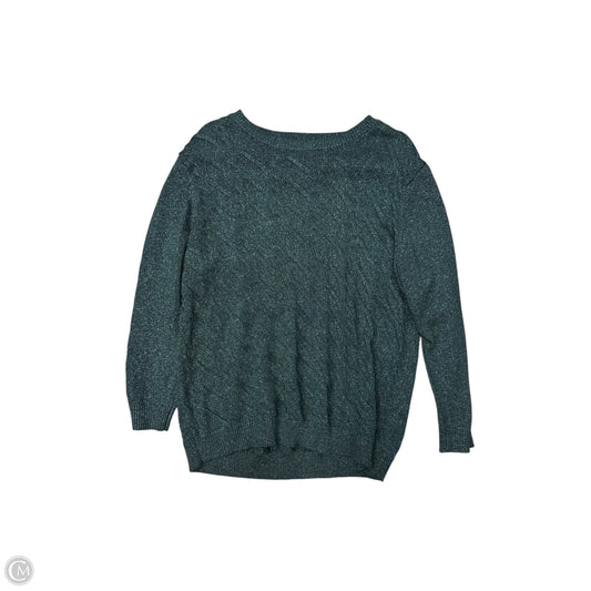 Sweater By Calvin Klein In Green, Size: Xl