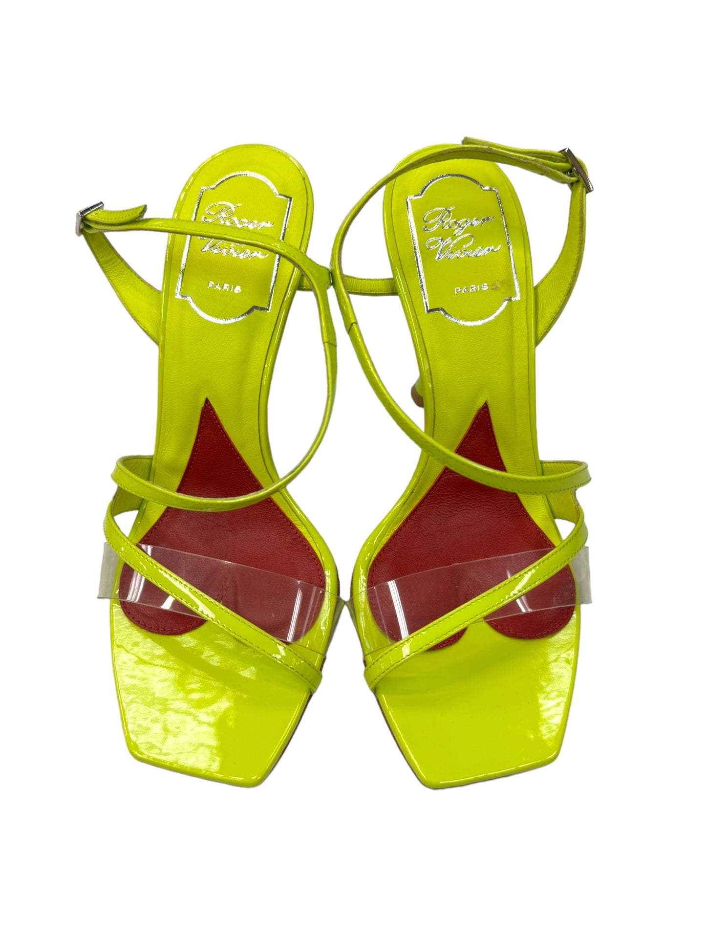 Shoes Designer By Roger Vivier In Yellow, Size: 6