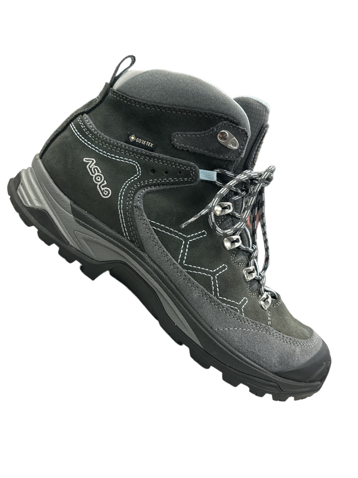 Boots Hiking By Clothes Mentor In Grey, Size: 7.5