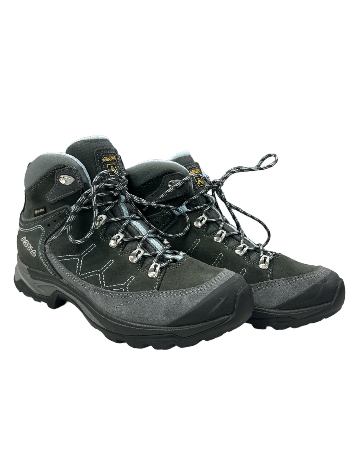 Boots Hiking By Clothes Mentor In Grey, Size: 7.5