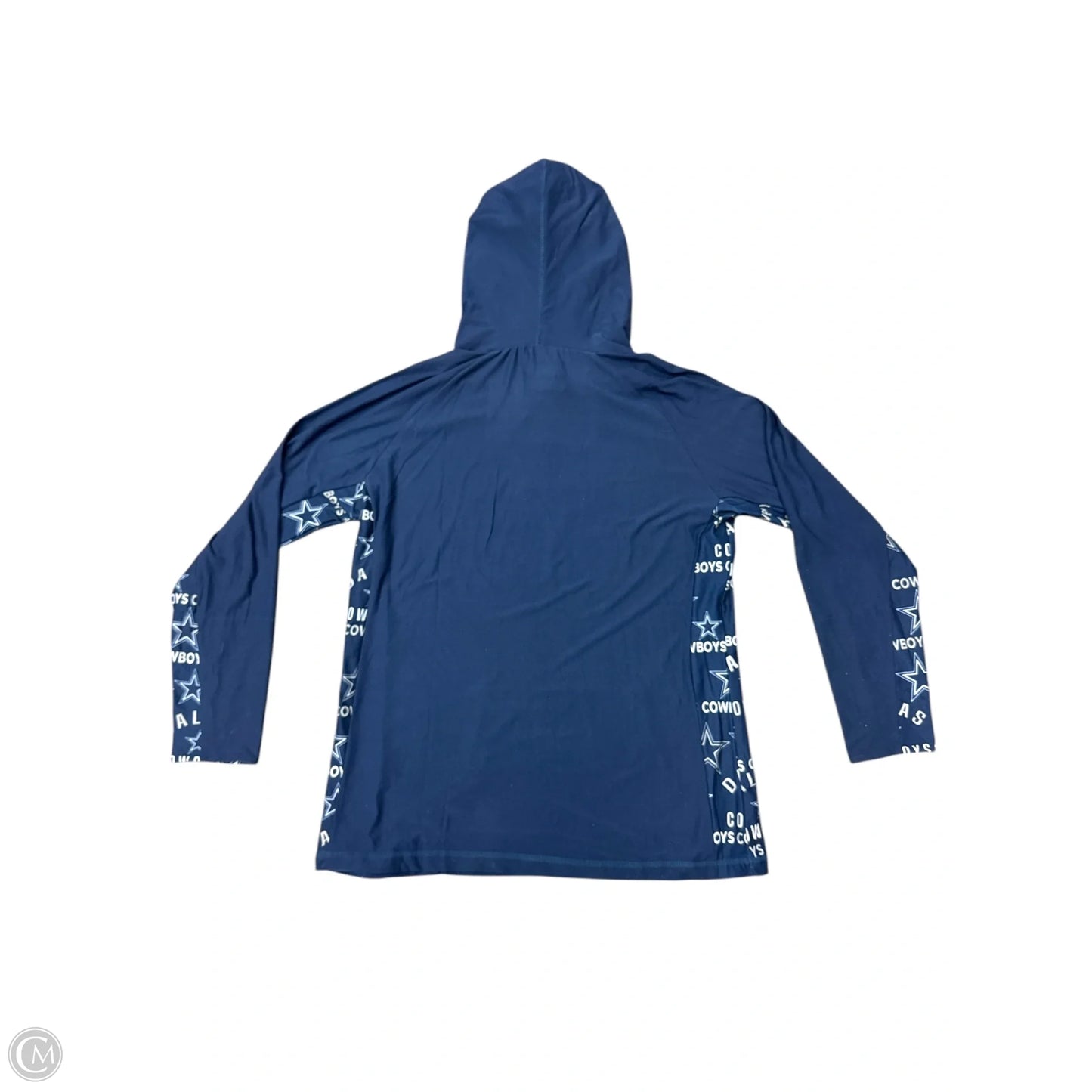 Top Long Sleeve By Nfl In Navy, Size: L