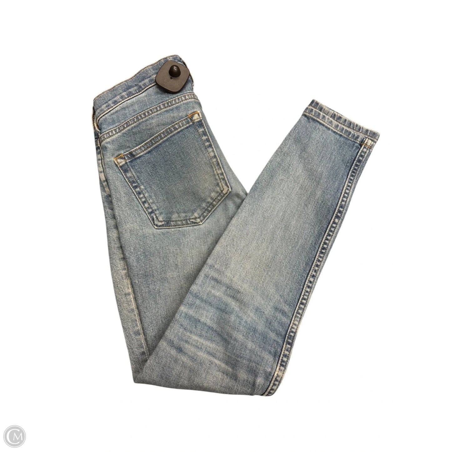 Jeans Skinny By Everlane In Blue Denim, Size: 0