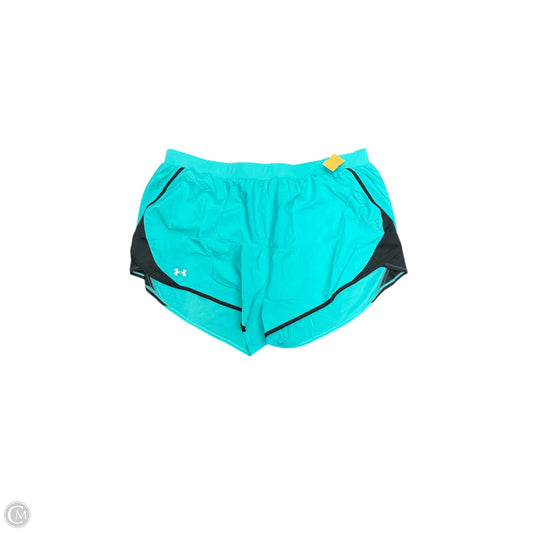 Athletic Shorts By Under Armour In Teal, Size: 3x