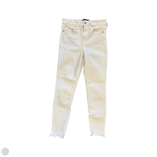 Jeans Skinny By Gap In White, Size: 6