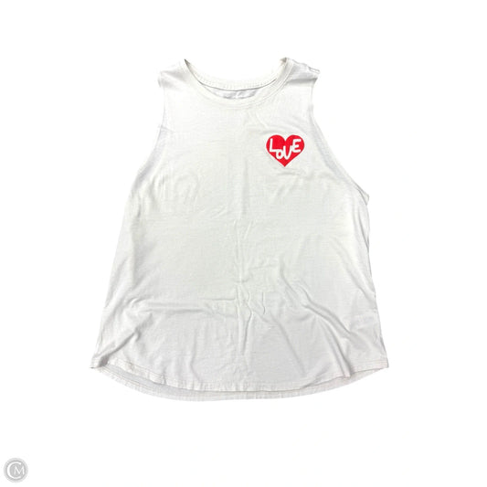 Top Sleeveless By Spiritual Gangster In Ivory, Size: L