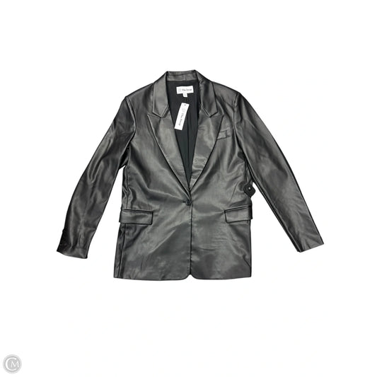 Blazer By Clothes Mentor In Black, Size: L