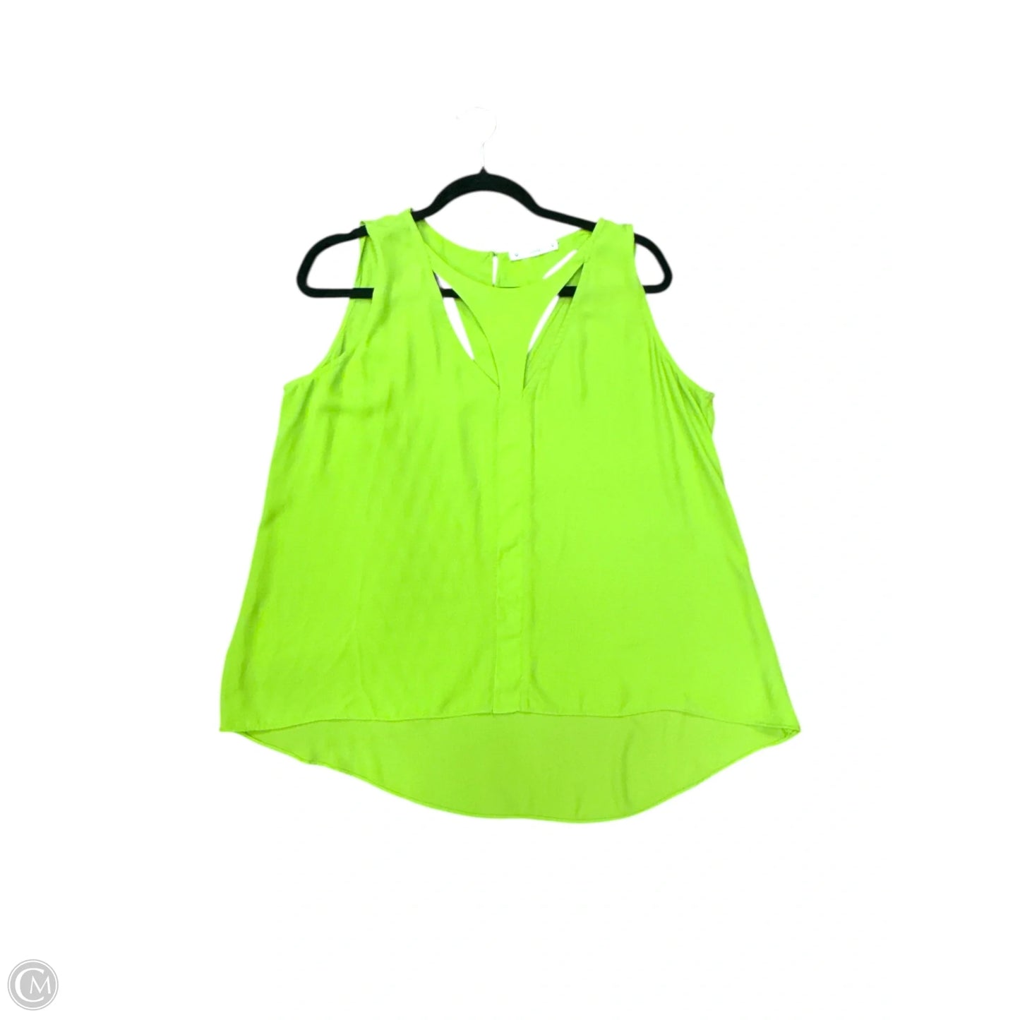 Top Sleeveless By Sioni In Green, Size: M