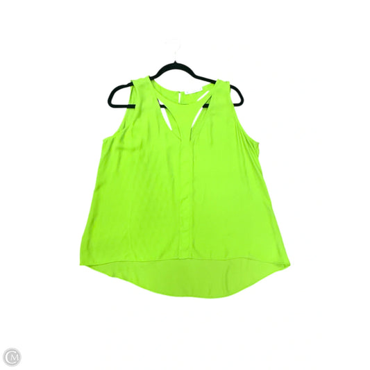 Top Sleeveless By Sioni In Green, Size: M