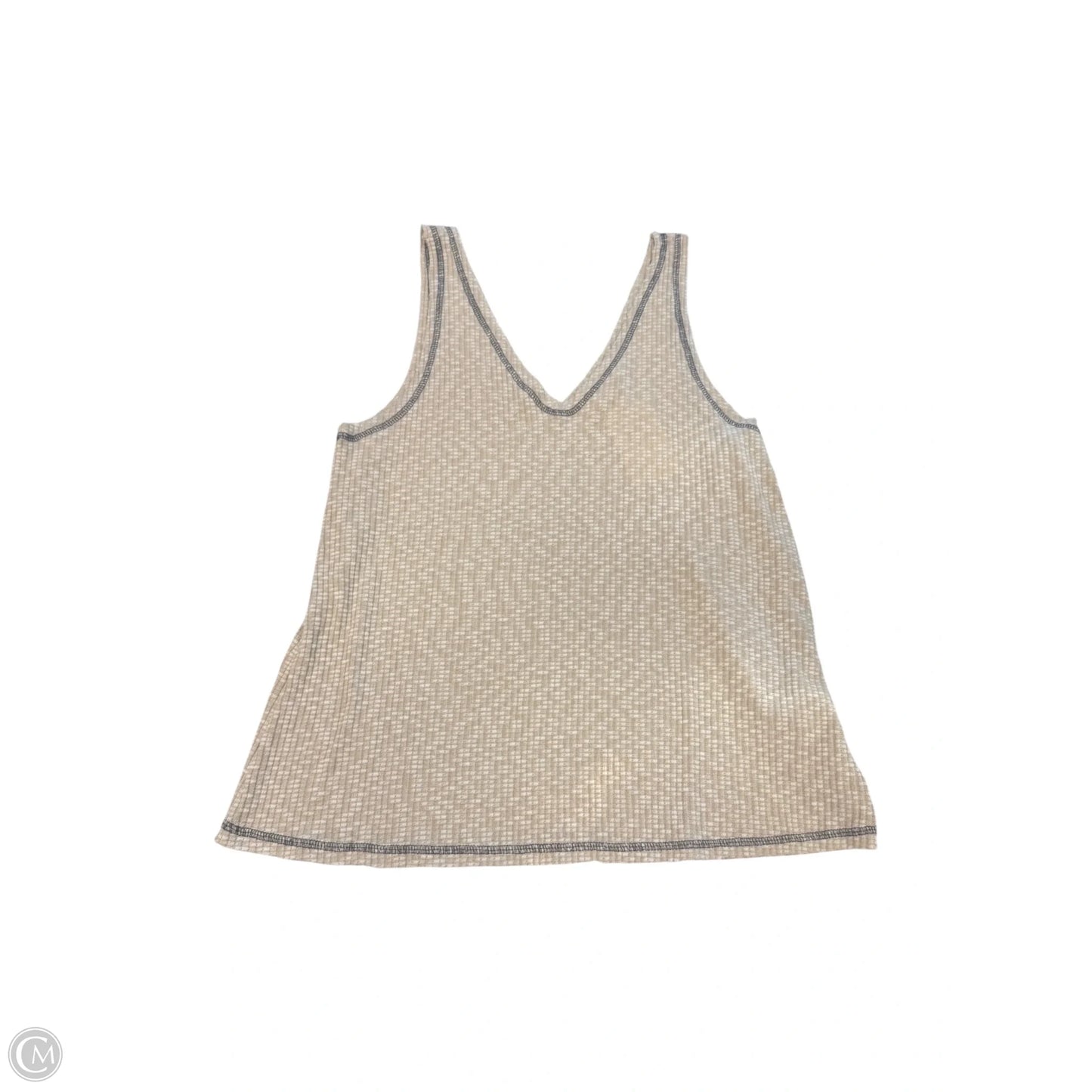 Tank Top By Clothes Mentor In Cream, Size: M