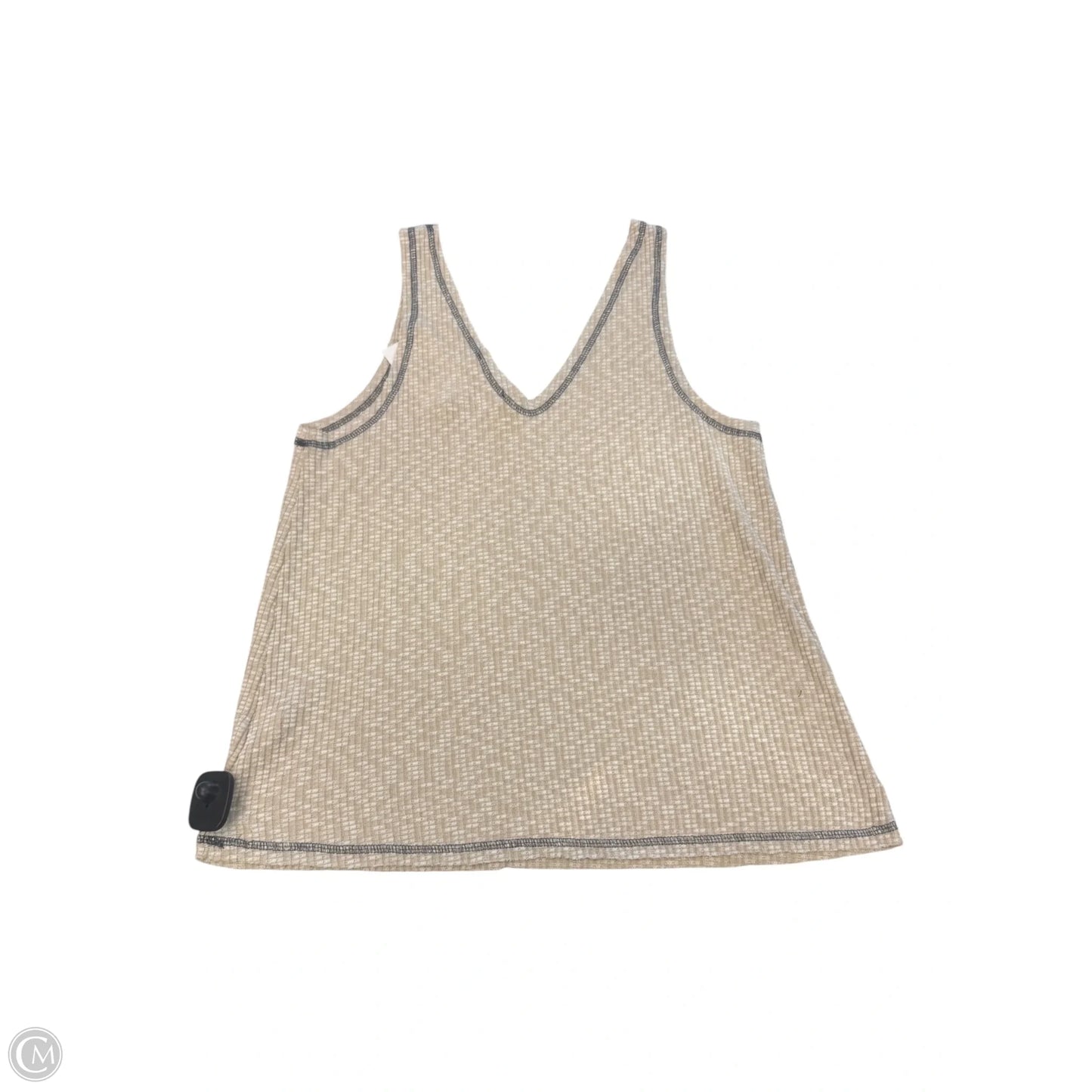 Tank Top By Clothes Mentor In Cream, Size: M