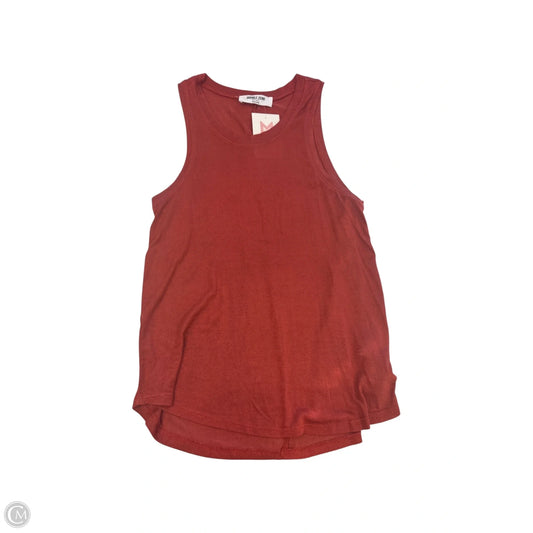Tank Top By Double Zero In Red, Size: M