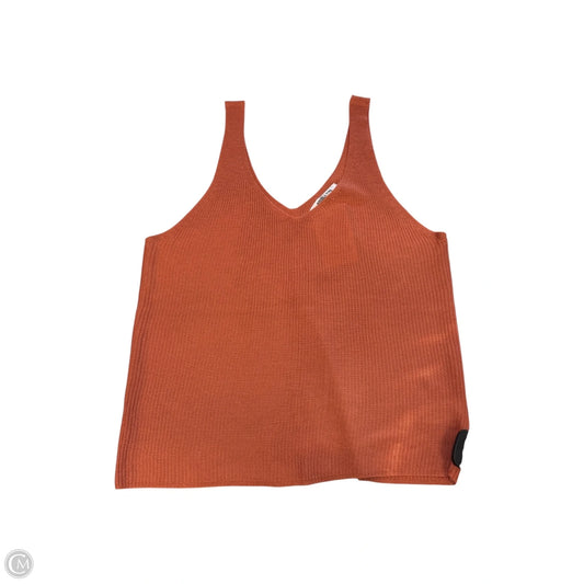 Tank Top By Double Zero In Orange, Size: L