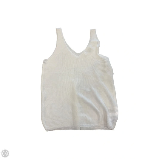 Tank Top By Double Zero In White, Size: L