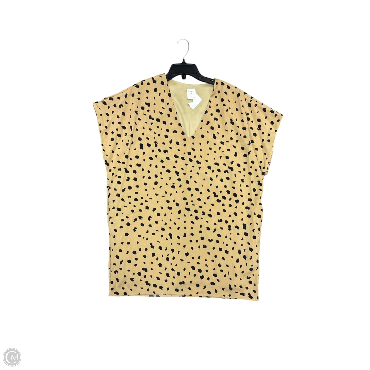 Tunic Short Sleeve By By Together In Animal Print, Size: S
