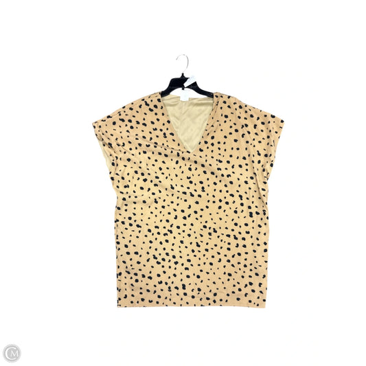 Tunic Short Sleeve By By Together In Animal Print, Size: M
