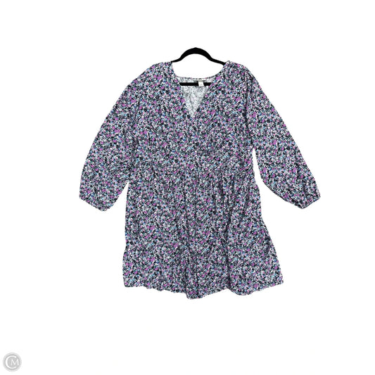 Dress Casual Short By Ava & Viv In Floral Print, Size: 3x