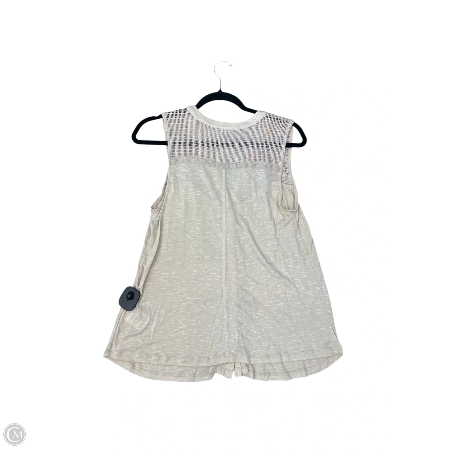Top Sleeveless By Ecote In Beige, Size: M