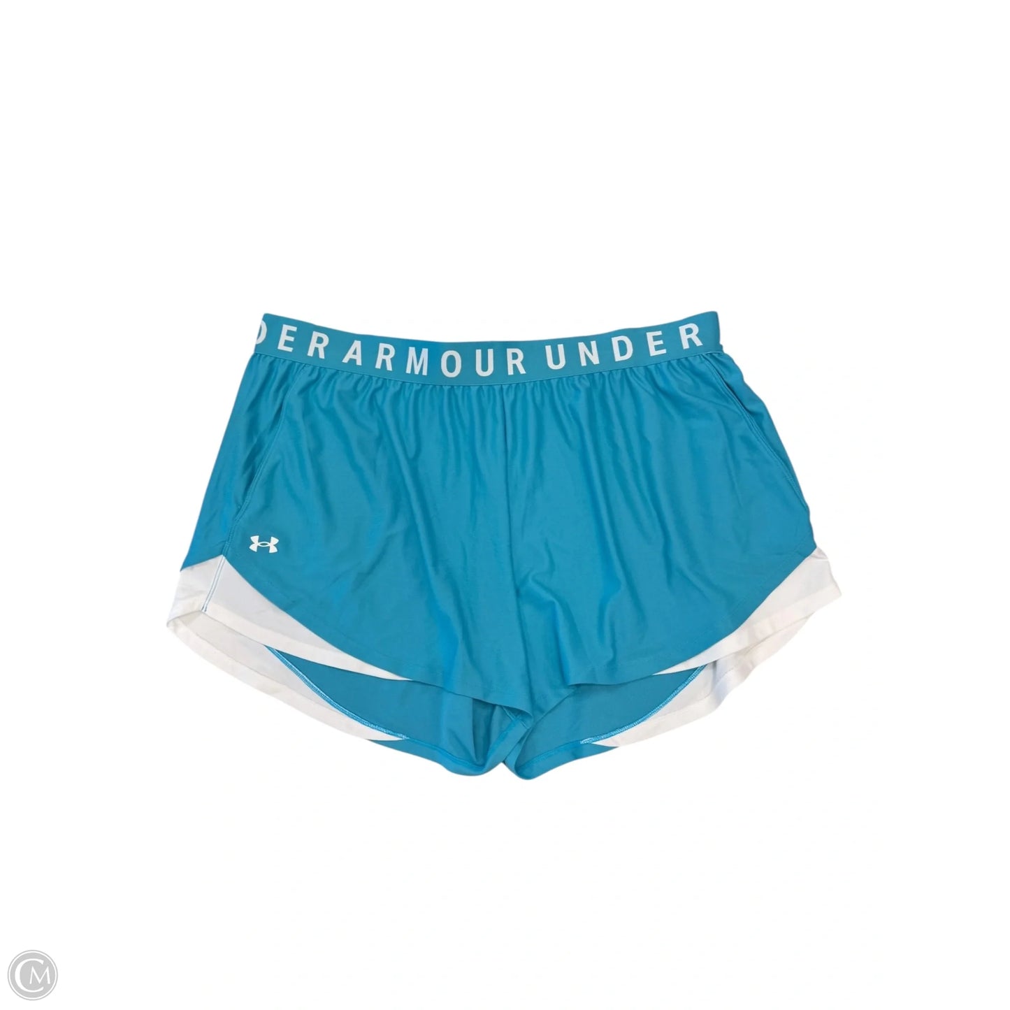 Athletic Shorts By Under Armour In Blue & White, Size: 3x