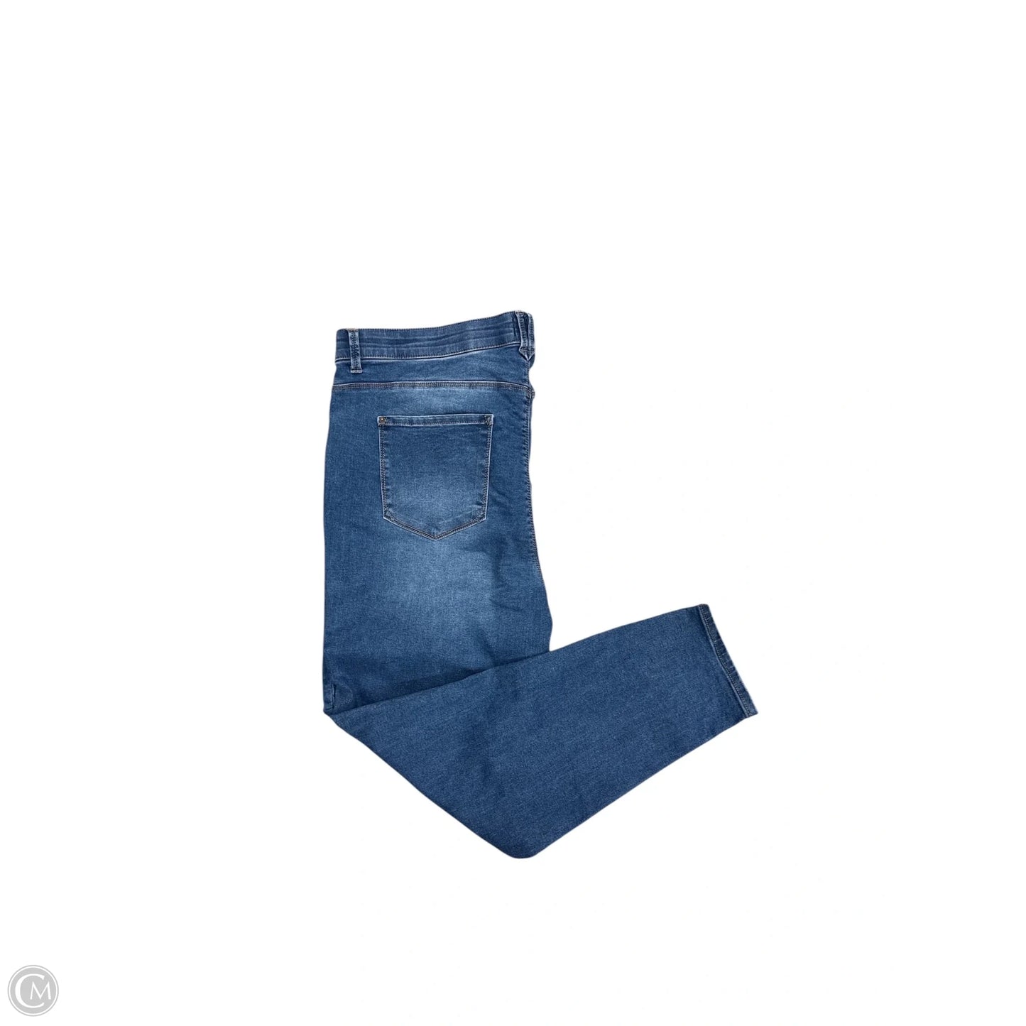Jeans Skinny By Curve Appeal In Blue Denim, Size: 24
