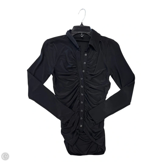 Top Long Sleeve By Express In Black, Size: S