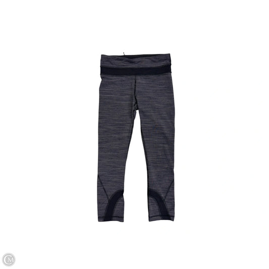 Athletic Capris By Lululemon In Grey, Size: S
