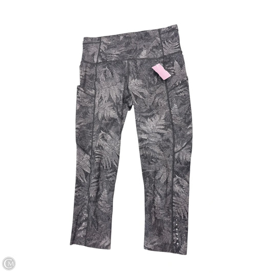 Athletic Capris By Lululemon In Grey, Size: 6