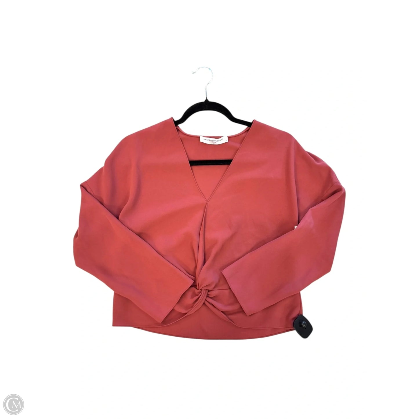 Top Long Sleeve By Amanda Uprichard In Pink, Size: S
