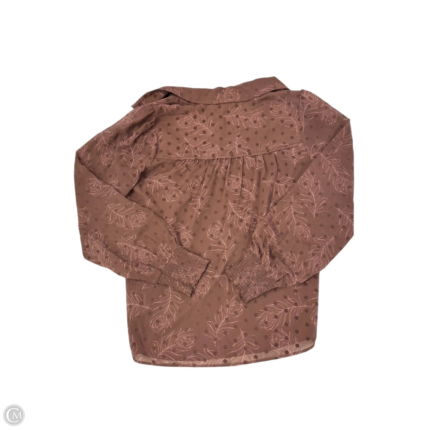 Top Long Sleeve By Dr2 In Brown, Size: Xs