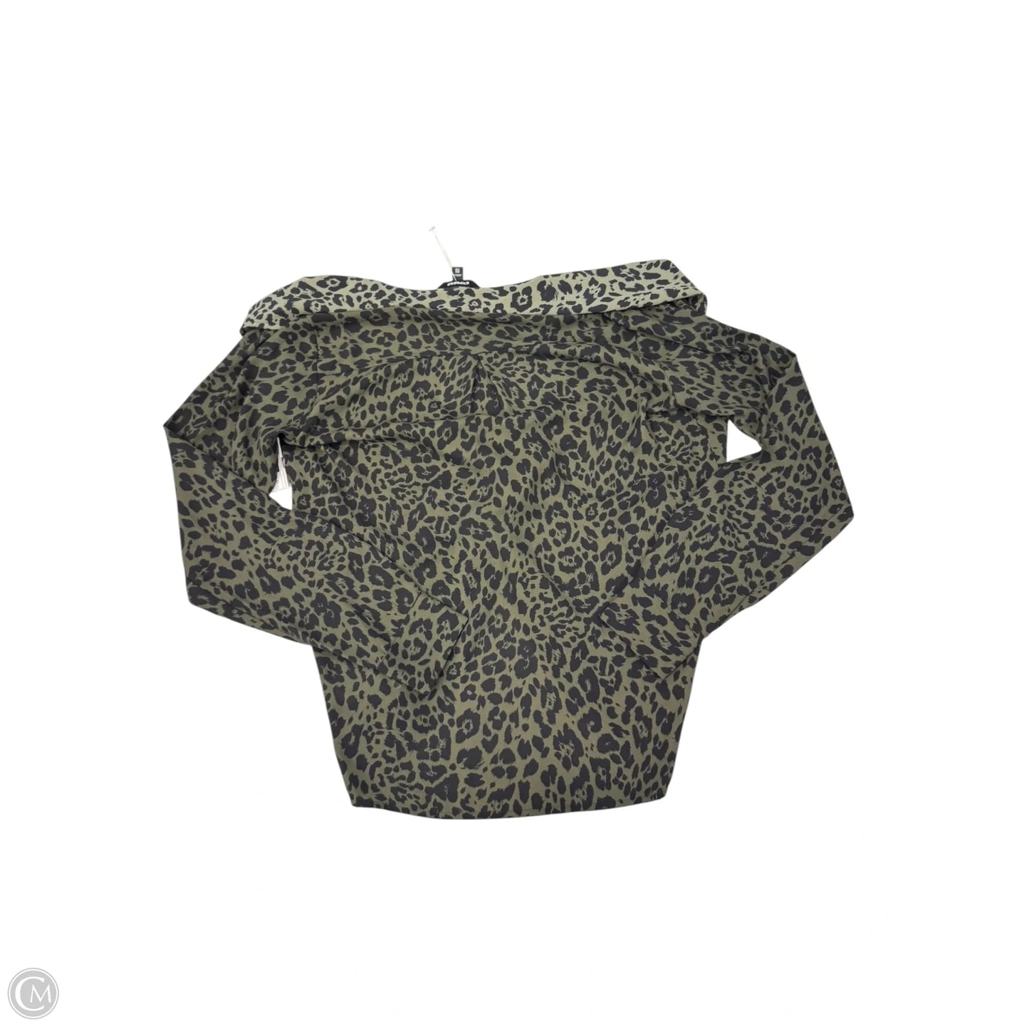 Top Long Sleeve By Express In Green, Size: Xs
