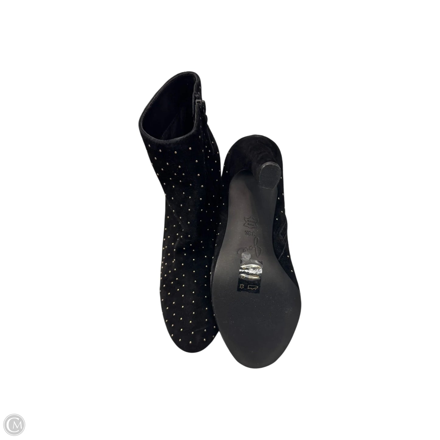 Boots Ankle Heels By Love In Black, Size: 8.5