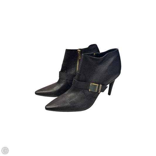 Boots Ankle Heels By Calvin Klein In Black, Size: 10