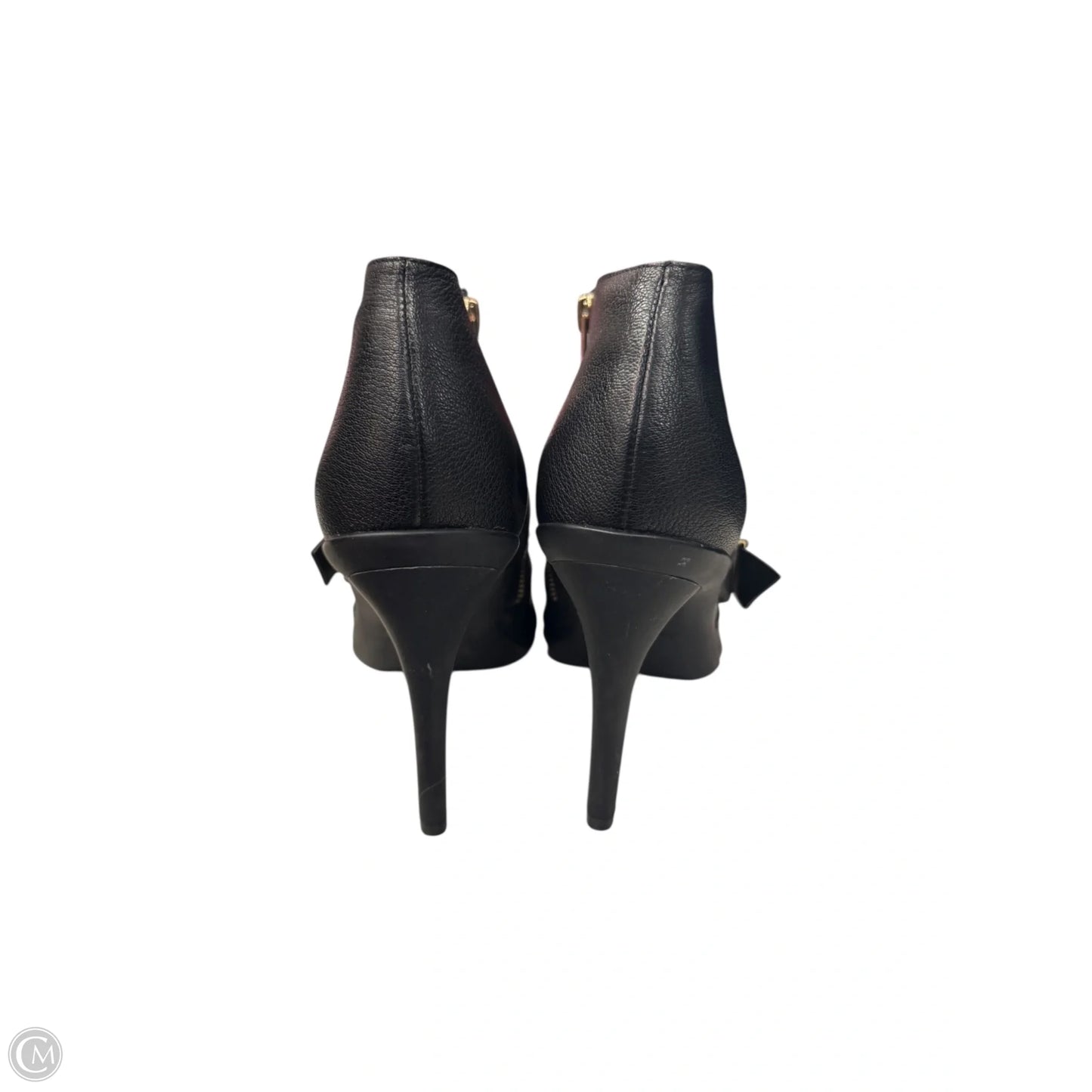 Boots Ankle Heels By Calvin Klein In Black, Size: 10